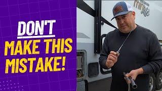 How to change your travel trailer's water heater anode rod