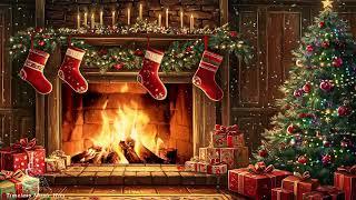 Best Christmas Songs with Fireplace  Top Christmas Songs All Time   Merry Christmas 2025