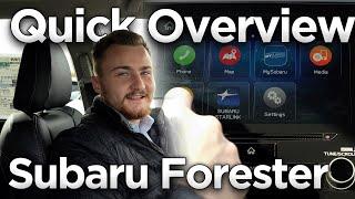 2024 Subaru Forester Infotainment Screen Overview