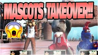 TEAM OF MASCOTS TAKEOVER!! NBA 2K16 THROWBACK #3