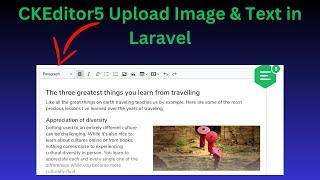 Upload Image and Text using CKEditor5 in Laravel & show CKEditor5  Data in Laravel