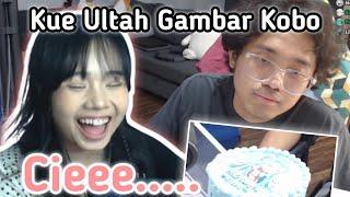 Reaction Eci Ketika Bang AL Dapet Kue Ultah Gambar Kobo | [ Kazuchi ] @mykazuchi