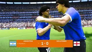 PES 2021 Argentina vs Inglaterra World Cup 1986