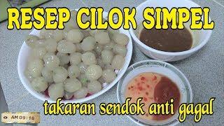 RESEP CILOK DENGAN TAKARAN SENDOK ANTI GAGAL