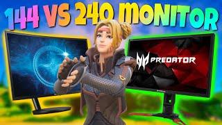 144hz vs 240hz Gaming Monitor, Best Value/Performance for Fortnite!