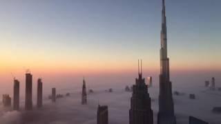 A foggy morning in Dubai