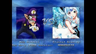 WINMUGEN "Battle 2vs2 #179" New Waluigi & MC Max Donald (Fake) vs Crystal Gravity & Momasusta