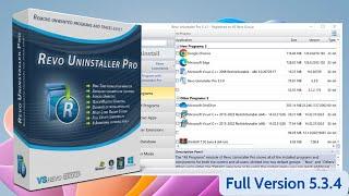 Revo Uninstaller Pro 5.3.4 | Latest Version | Best uninstaller for Windows | 2024