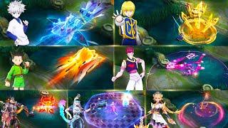 ALL 7 UPCOMING SKINS IN ULTRA GRAPHICS | KILLUA | GON | HISOKA | KURAPIKA | CLINT MYTHIC SKIN & MORE