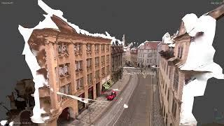 Super realistic 3D model w/ mobile mapping camera - 72 sec. ride at 5FPS - Photogrammetry - no LiDAR