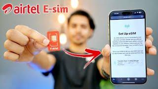 Airtel ESim Activate 2024 | Airtel esim Activate kaise kare |How to activate Airtel esim iphone 2024