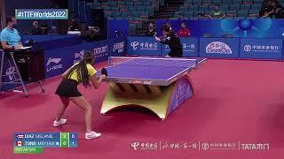 Highlights | Melanie Diaz (PUR) vs Hui May Tong (CAN) | WT Grps | #ITTFWorlds2022