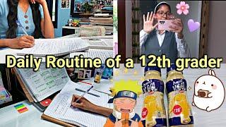 ‍Daily Life of a 12th grader | (5.00AM- 10.00PM) Early morning School️Pragati shreya