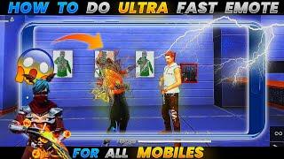 Freefire Mobile Se Fast Emote Kaise Dikhaye || How To Do Fast emote Like PC Player In Mobile