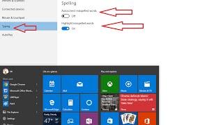 How to Turn Off/Disable AutoCorrect Spelling in Windows 10