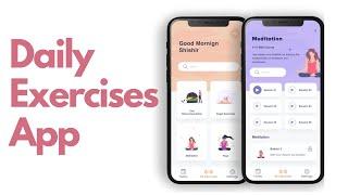 Daily Exercises App - Flutter UI - Speed Code