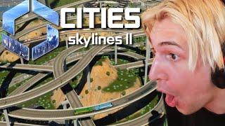 ROUNDABOUT CITY IS BACK! xQc Plays Cities: Skylines