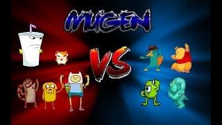 M.U.G.E.N 4v4 (Request) - Team CN Vs. Team Disney (AI Fight)