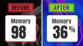 FIX High Memory/RAM Usage in Windows 10/11 (In 5 Minutes) 2024