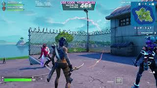 PLAYING FORTNITE