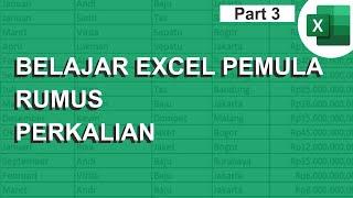 Rumus Excel Perkalian Belajar Excel Pemula Multi Talenta Tutorial