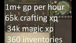 Giant seaweed super glass making 1m+ gold per hour - osrs money making guide 2018