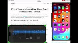 Generate iPhone Video Mockups in a Tap with Shortcuts