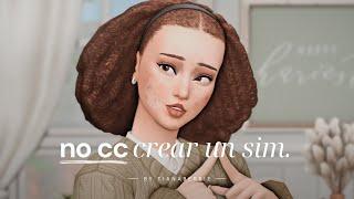 como crear un sim sin cc en los sims 4 | how i create sims without cc in the sims 4