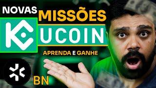 URGENTE NOVAS MISSÕES KUCOIN (aprenda e ganhe) TNA (BN)  GANHE CRIPTO GRÁTIS RESPONDENDO QUIZ