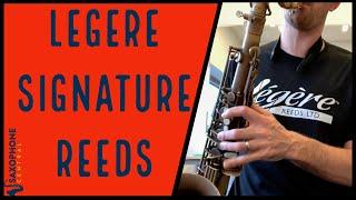 Legere Signature Series Synthetic Saxophone Reeds - and why I choose them for my sound