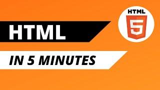 Learn HTML in 5 Minutes | HTML5 Tutorial for Beginners (2021)