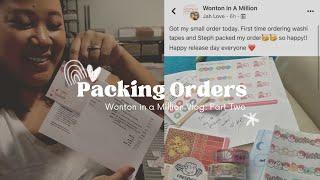 Packing Orders: Wonton in a Million Vlog