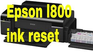 Epson l800 ink reset