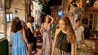 Alaçatı Çeşme Nightlife Walking Tour 4k UHD 2023