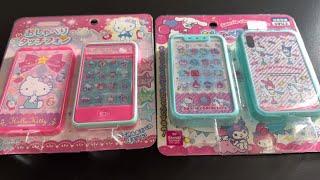 7 minutes Satisfying with Unboxing New Hello Kitty vs Sanrio Cell Phone ASMR (no music)