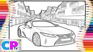 Lexus LC 500/Lexus Coloring Pages/Copic Markers/@coloringpagestv /Elektronomia - Energy[NCS Release]