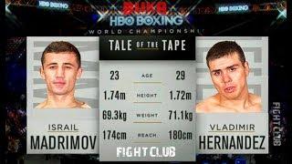 Israil Madrimov vs Vladimir Hernandez. 25.11.2018. HBO Boxing.