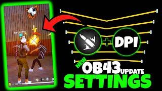 OB43 Update Setting SENSITIVITY, DPI, Fire Button Size And Position 