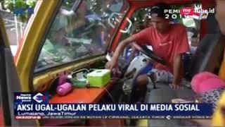 Kakak beradik kendarai truk secara ugal-ugalan,..