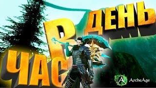 Archeage 8.5 Как играть час в день и развивать персонажа. Хонор,Голда,Заработок. Архейдж