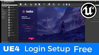 Unreal Engine Online Login Page in Game | UE4 Login Page in Sing-Up | How to create a Login setup