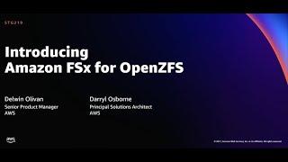 AWS re:Invent 2021 - {New Launch} Introducing Amazon FSx for OpenZFS
