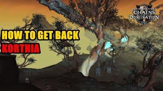 How to get back to Korthia WoW