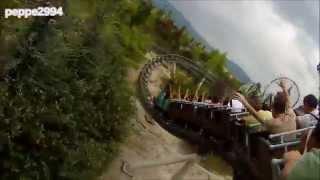 L'Olandese Volante on ride POV last row - Rainbow Magicland 2014