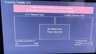 Videocon d2h & dish tv ST2 no channel found | blank screen , no signal , technical problems