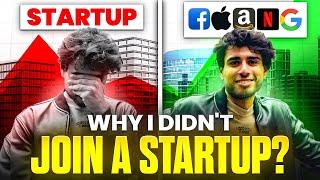 Startup vs. FAANG: My CONTROVERSIAL Choice! Software Engineer!