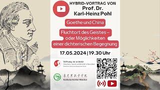 198.Jour Fixe: "Goethe und China: Fluchtort eines Geistes"