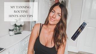 TANNING ROUTINE | TIPS AND ADVICE | TAN WITH ME