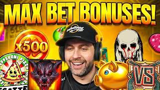 SPINNING into SO MANY MAX BET BONUSES & had an INSANE RUN on THESE SLOTS!! (Bonus Buys)