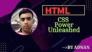 "CSS Power Unleashed: Building Your First Simple Website"